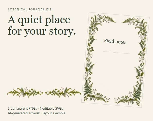 Botanical Journal Kit by adaml-source