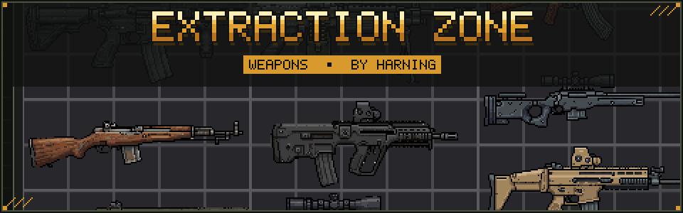Extraction Zone – Weapons (48 Inventory Weapons)