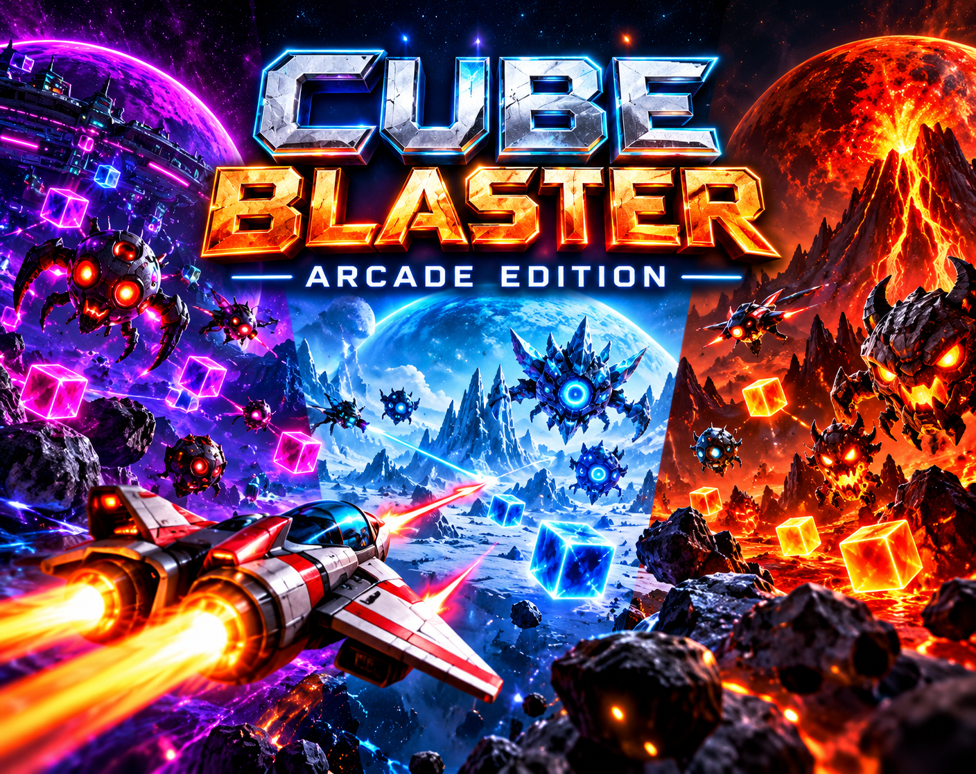 CUBE BLASTER — ARCADE EDITION by ATC — Adam Trust Company