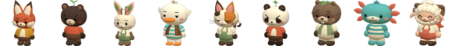 Some of the playable characters