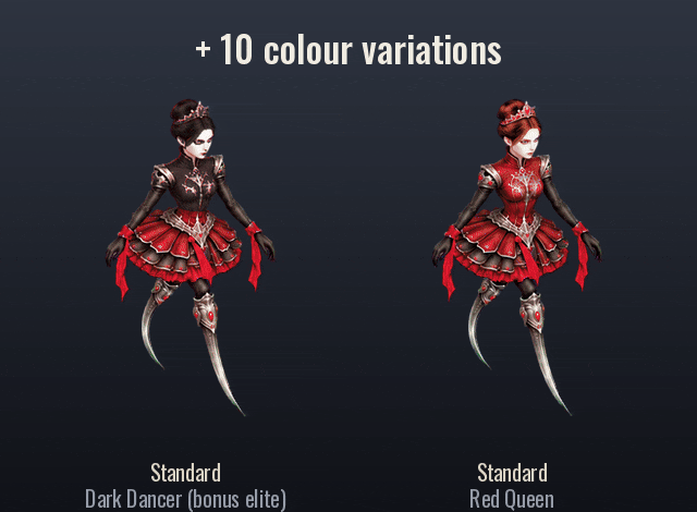 colour variations