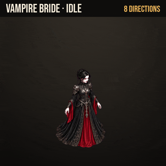 Vampire Bride: every animation, large
