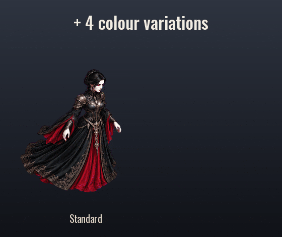 Vampire Bride: colour variations
