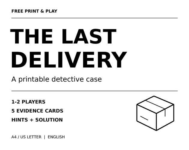 The Last Delivery