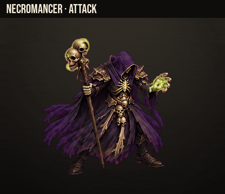 Necromancer soul volley