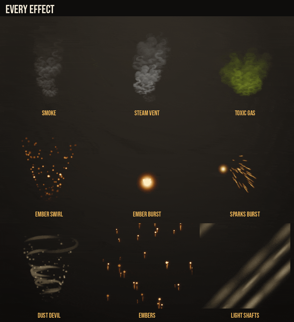 Free Ambient Effects: every effect