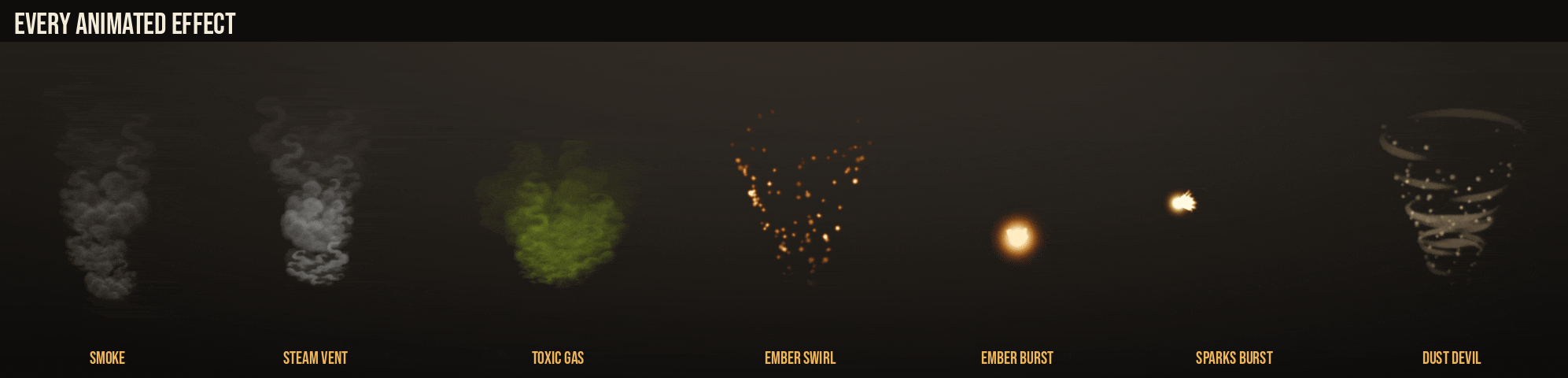 Free Ambient Effects: every animated effect in a row