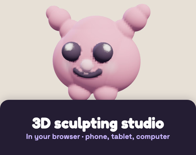 Clayground, a 3D sculpting studio in your browser