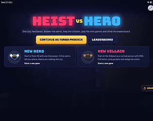 Heist vs hero
