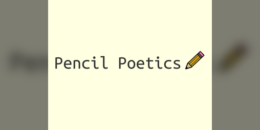 Cover image for Pencil Poetics