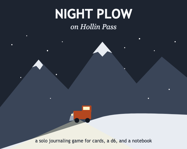 Night Plow on Hollin Pass