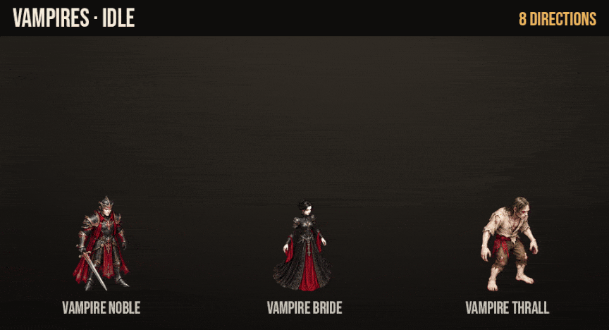 Vampires: every animation