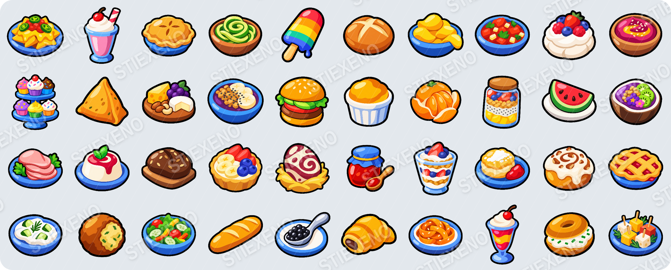 100 ROBLOX FOOD ICONS by Stiexeno
