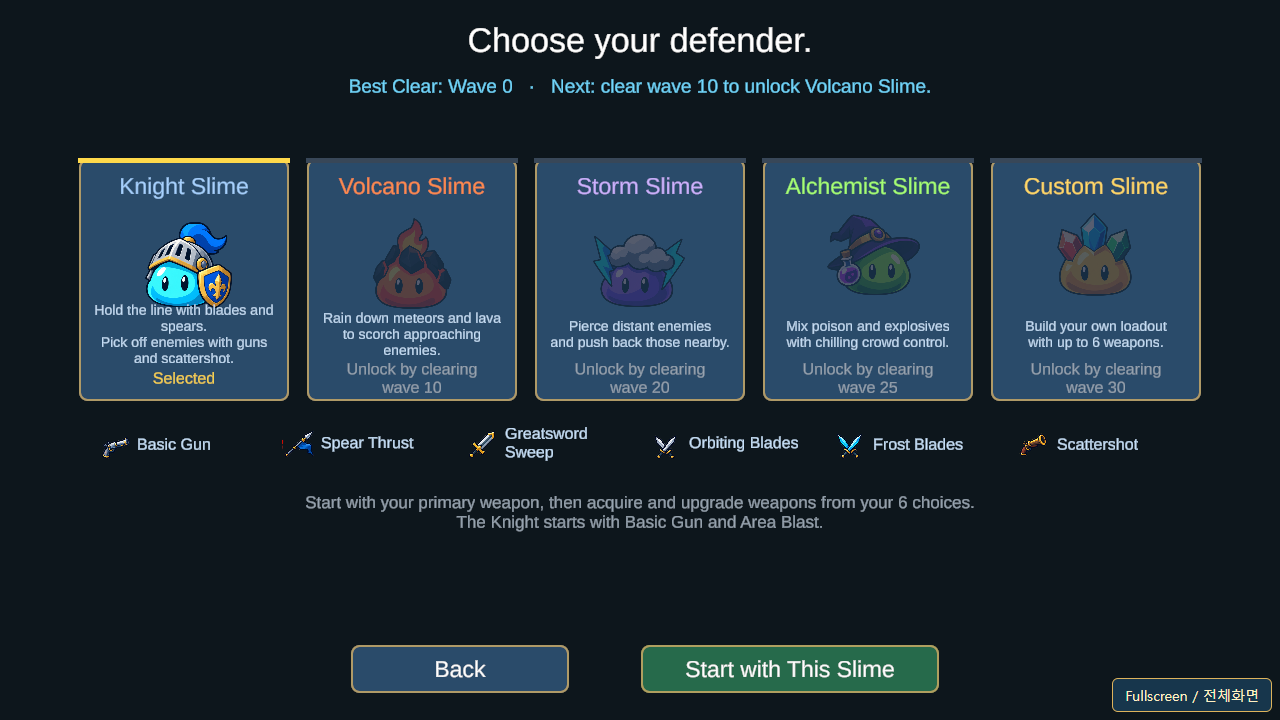 Slime Io Slime Defense — A browser defense game about building your slime’s ...
