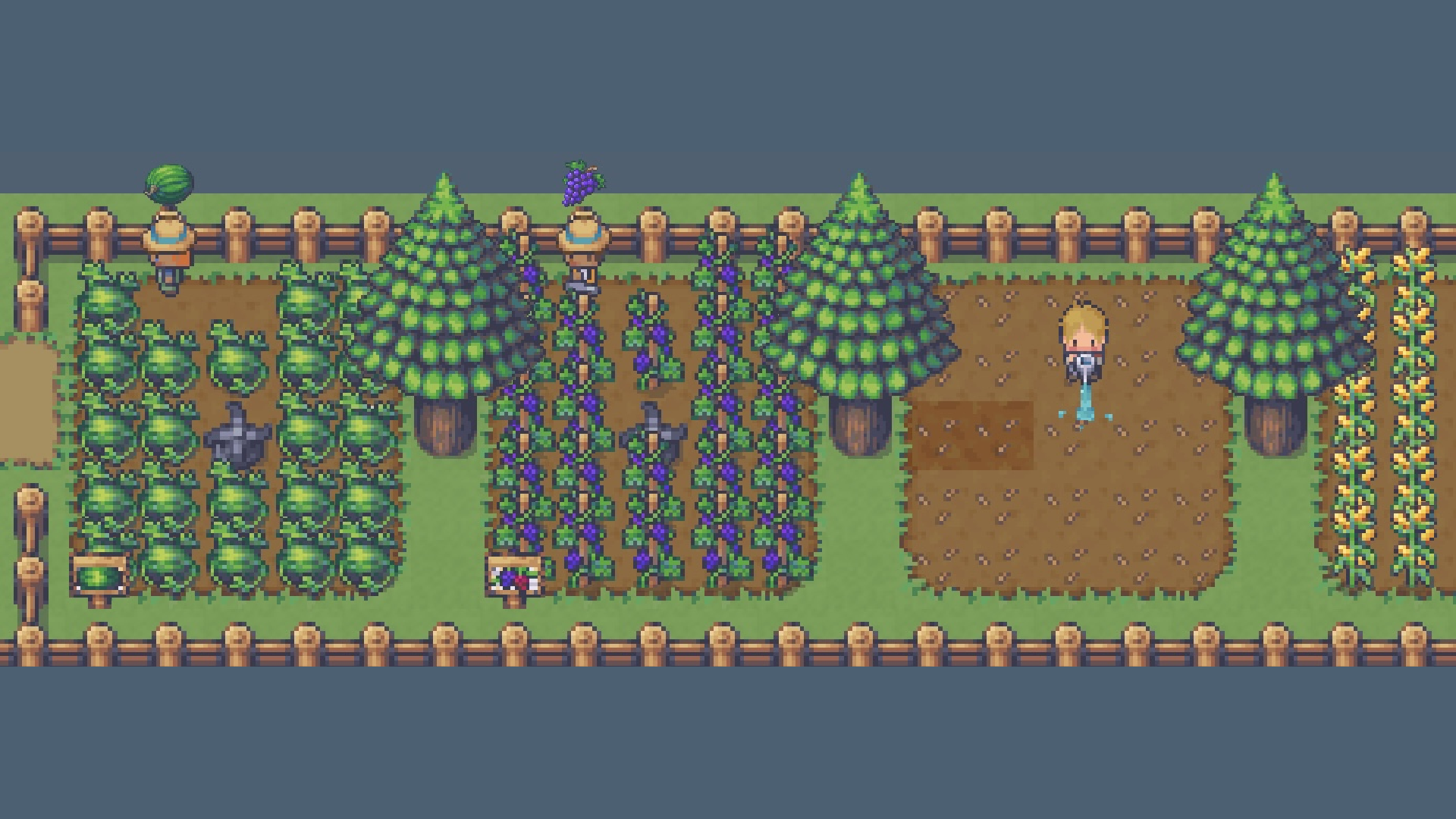 Pixel Farming Game Little Desk Farm — Demo by supermi