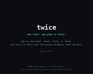 twice