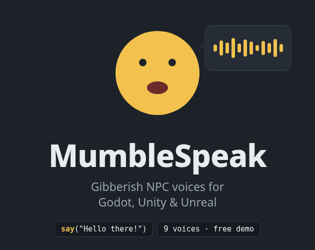 Mumble Speak by Joey Clover