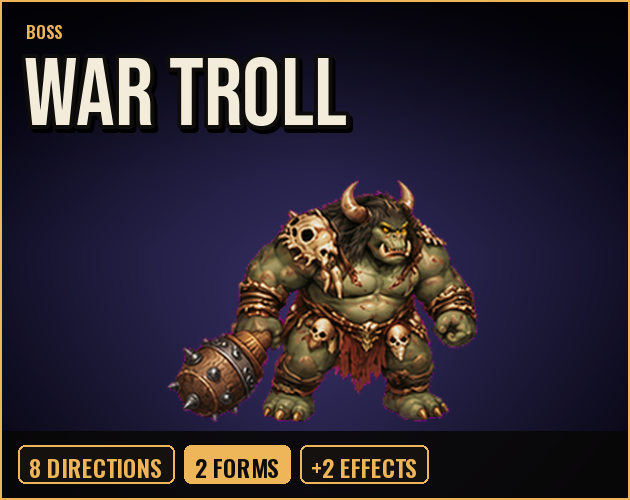 War Troll Boss cover: the boss in action