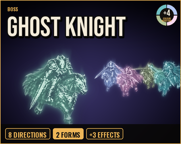 Ghost Knight Boss cover: the boss in action