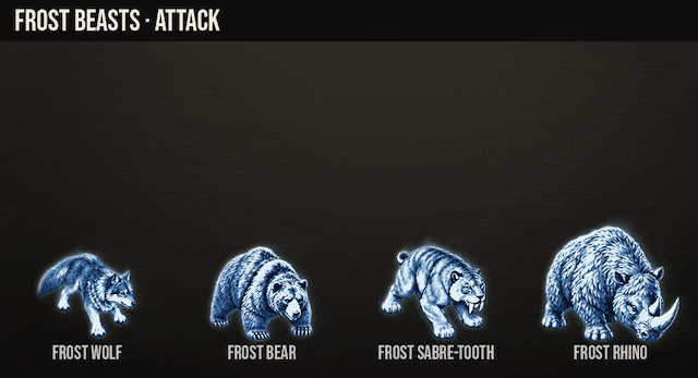 Frost Beasts: attack, large