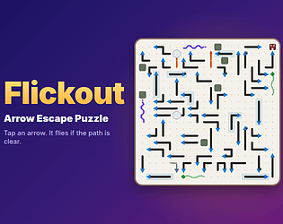 Flickout: Arrow Escape Puzzle
