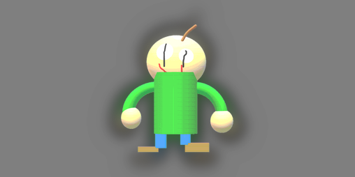 3D Baldi by i am ded!