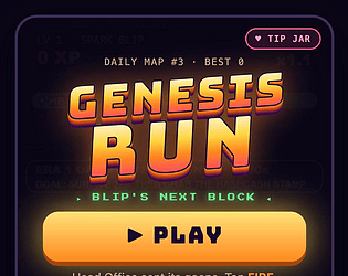 Genesis Run: Blip's Next Block