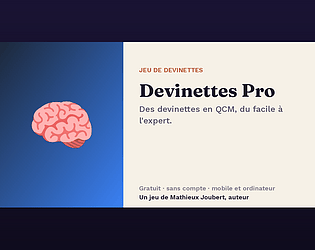 Devinettes Pro
