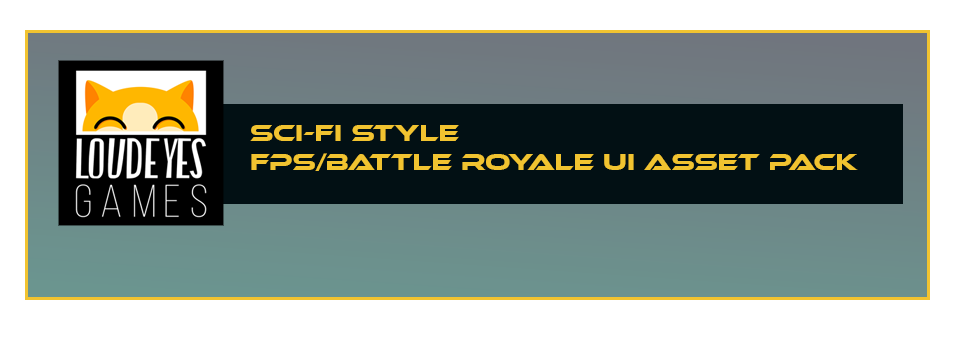 Sci-Fi FPS/Battle Royale UI Asset Pack