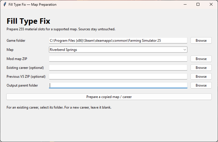 Fill Type Fix - Beta by TRRJModding