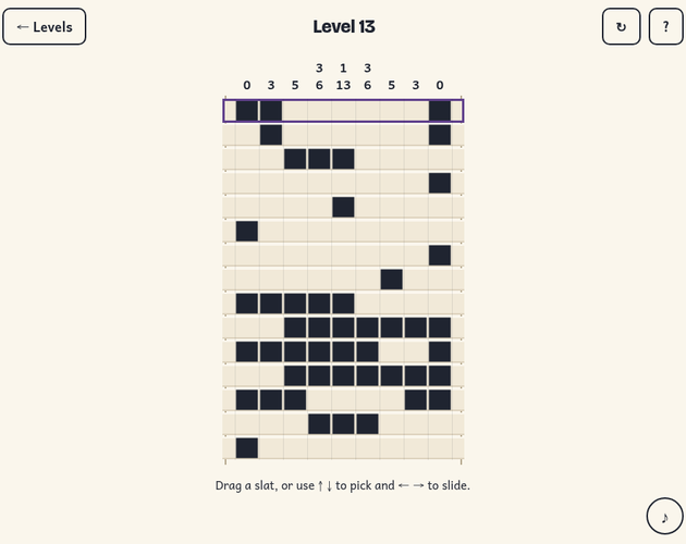 Louvers is out: a free browser logic puzzle - Louvers by Sundryard