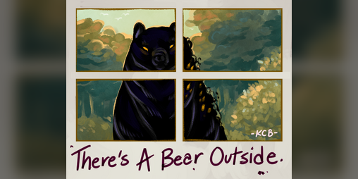 Cover image for There's A Bear Outside