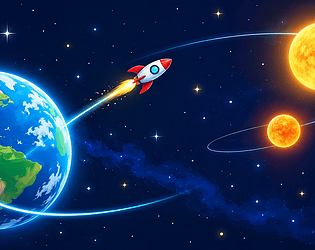 Cosmic Explorer: Orbit Rocket