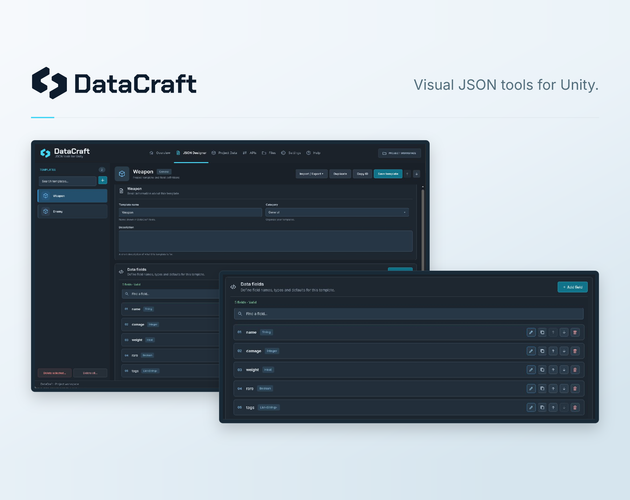 DataCraft 1.1.1 — Unity 6 LTS Full compatibility - DataCraft - Unity ...