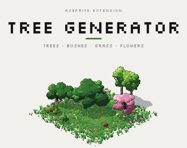 Water for your trees - PIXEL TREE GENERATOR for Aseprite — Trees ...