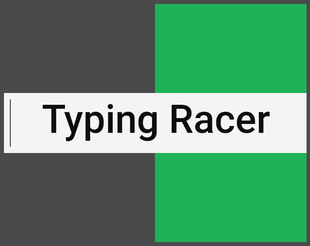 Typing Racer by LostError