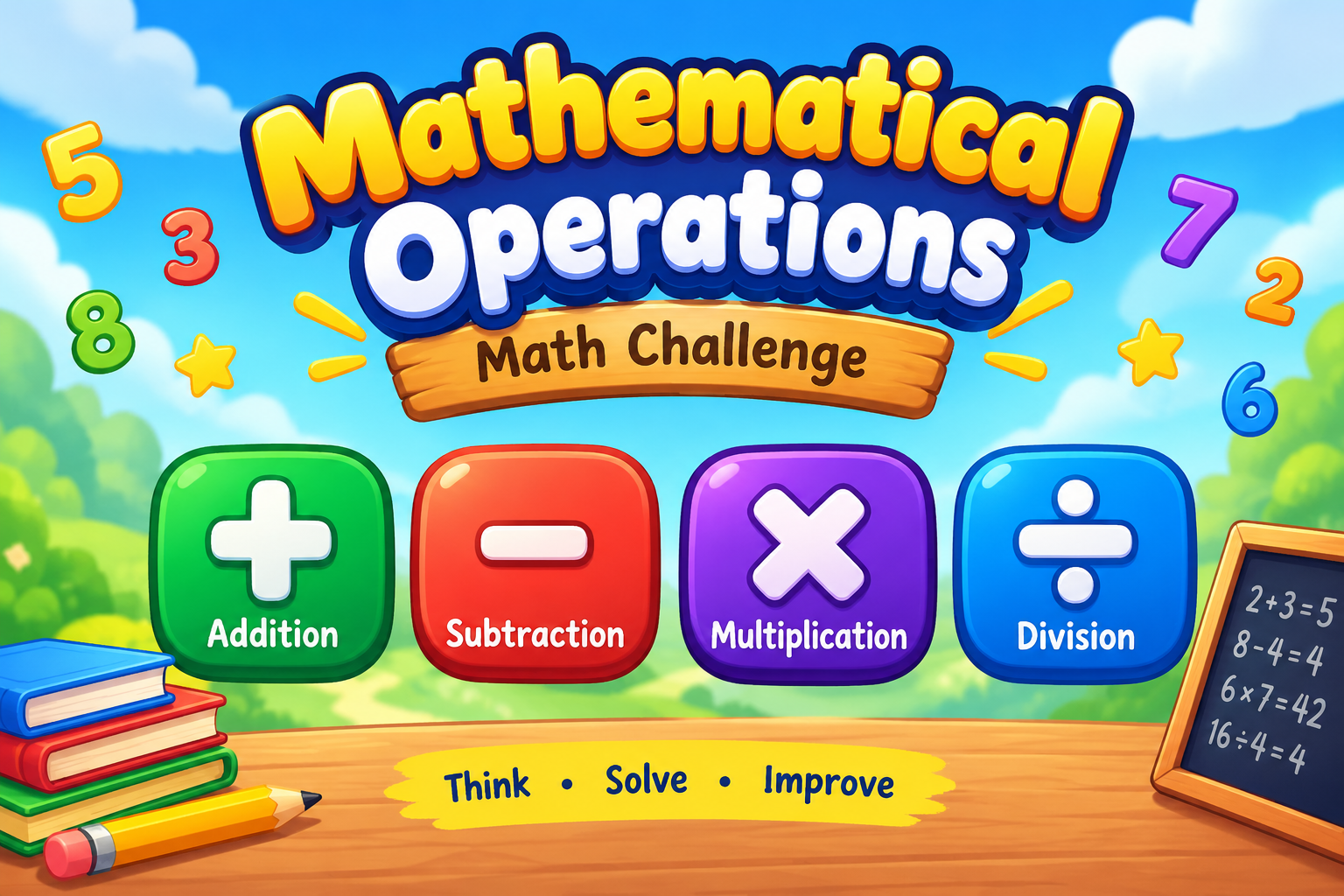 Mathematical Operations – Math Challenge by abdouyacin
