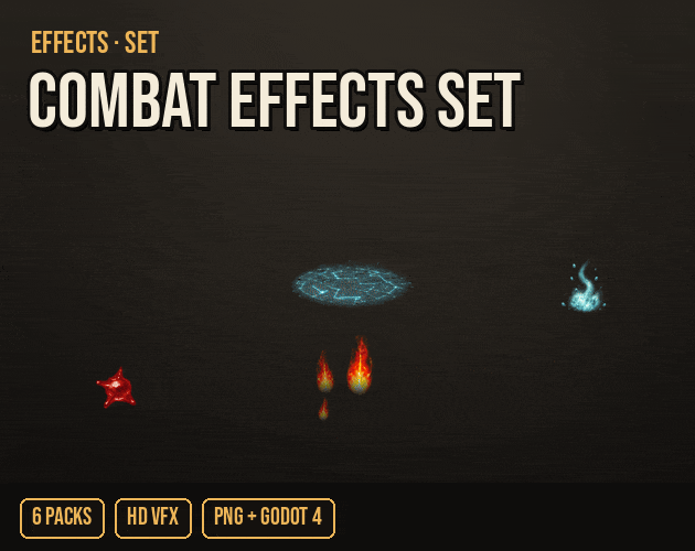 Combat Effects Set cover: its effects playing