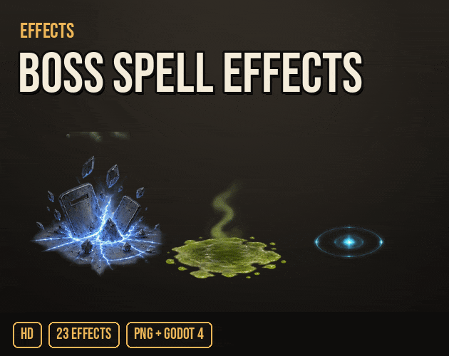 Boss Spell Effects cover: its effects playing