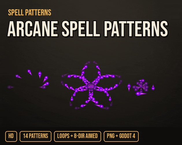 Spell Patterns Set: arcane spell patterns