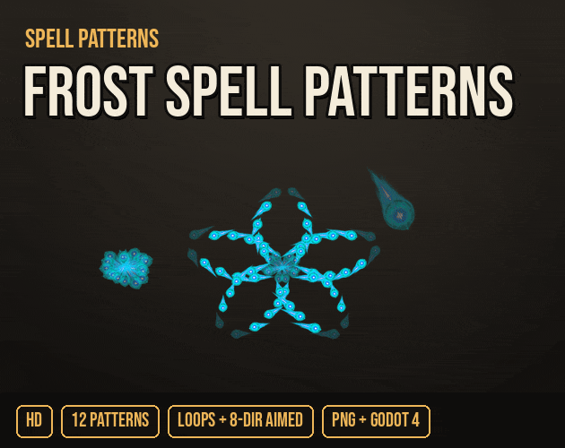 Spell Patterns Set: frost spell patterns
