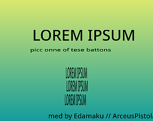 LOREM IPSUM - Worst Game Jam