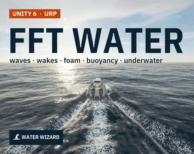 Unity Water [FFT] - Ocean Shader, Buoyancy & Wakes by Water Wizard