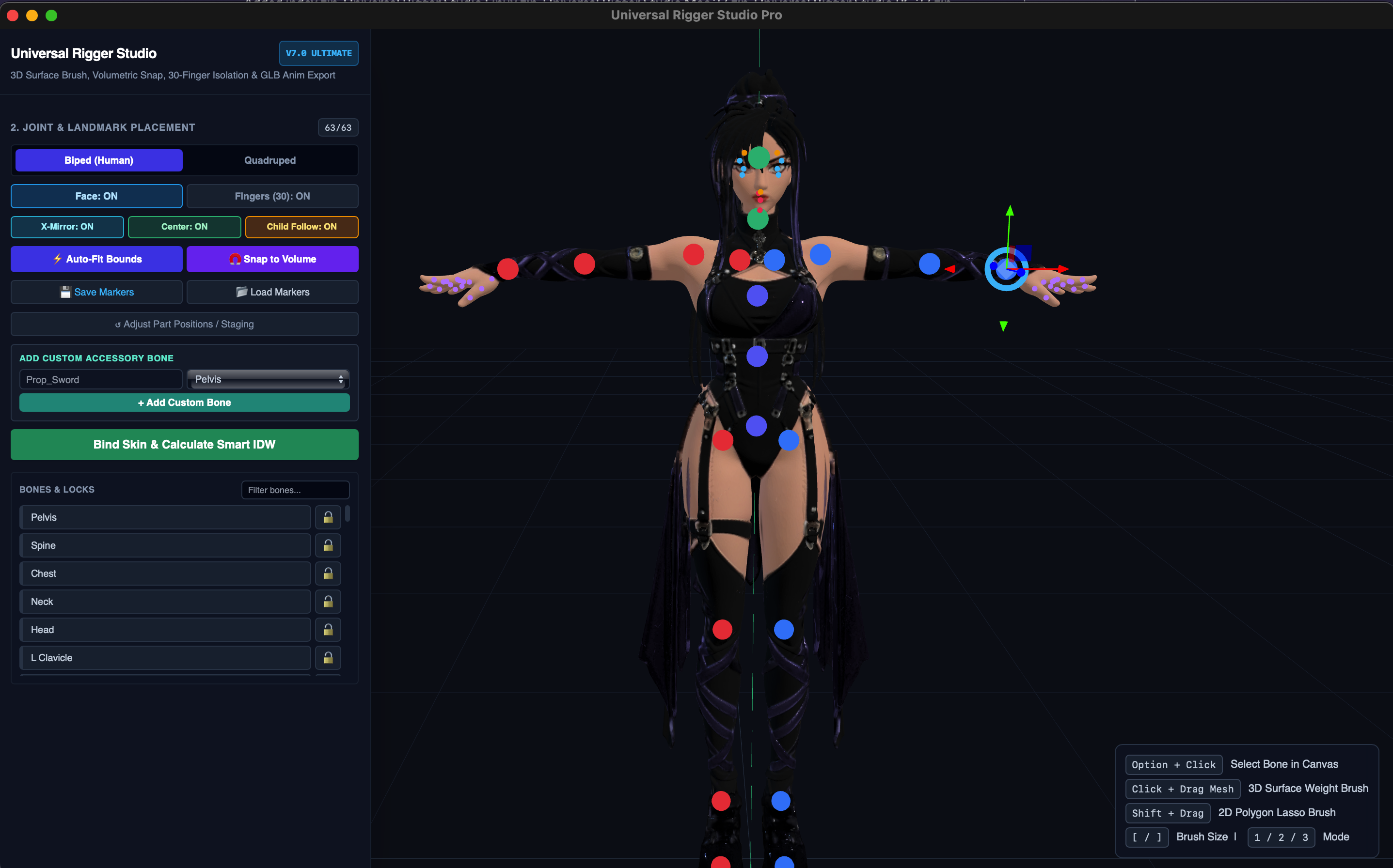 New Build Version for 3D Rigger Studio for PC , Mac, Linux - Bi/Quad ...