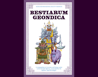 Bestiarum Geondica   - A crowdsourced bestiary 