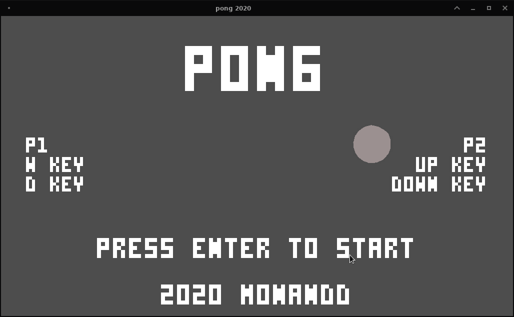 pong 2020 by monandd