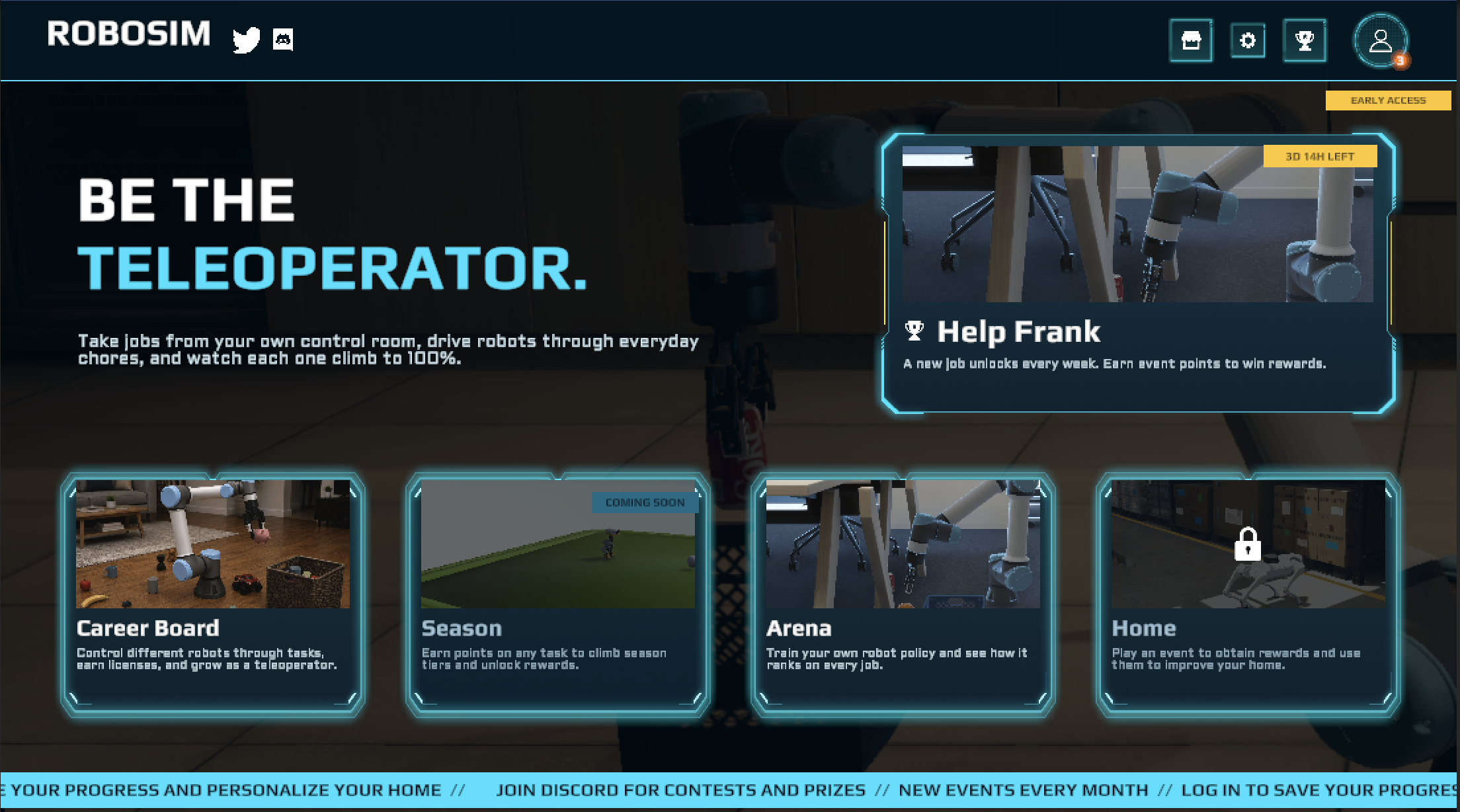Robosim: be the operator!