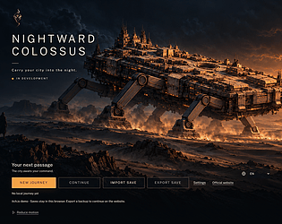 Nightward Colossus — Development Demo