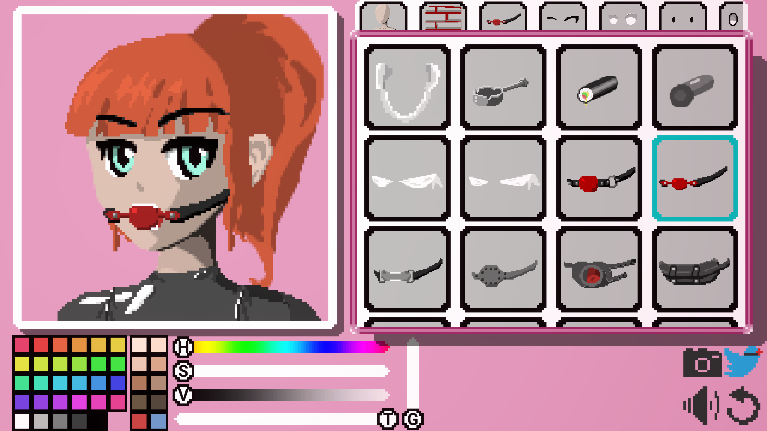 Kinky Pixel Avatar Maker By Kuchiko 