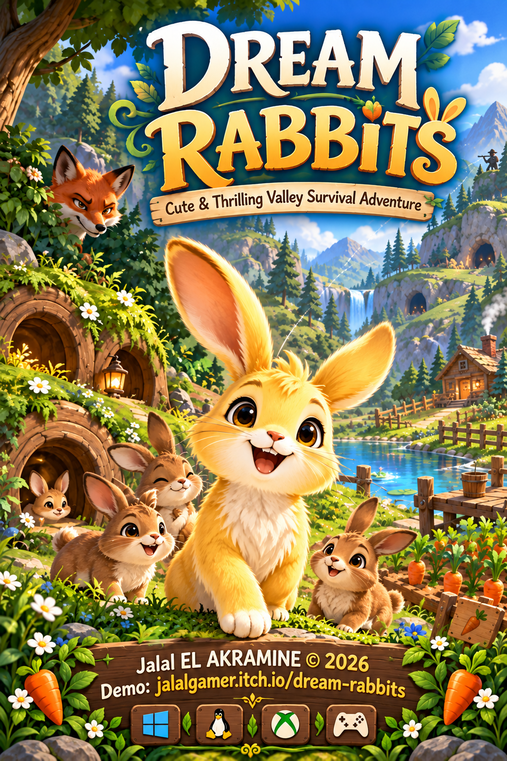 Dream rabbits by Jalal ELAKRAMINE